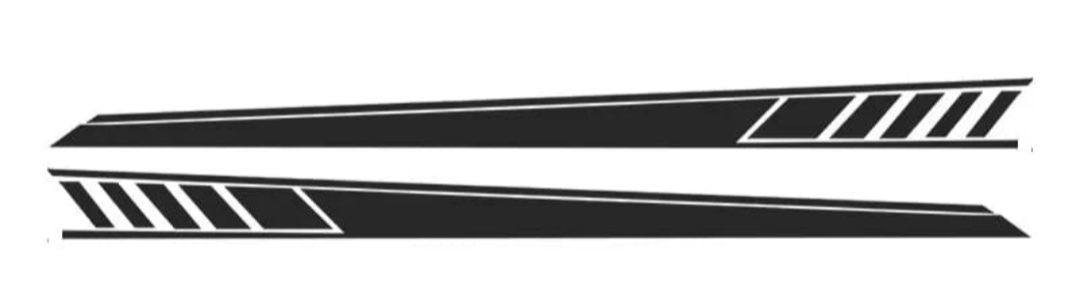 2 Pcs Door Side Stripes Skirt Sticker For Mercedes Benz W177 A Class AMG A35 4Matic A45 S 2018-Present A220 A250 Accessories