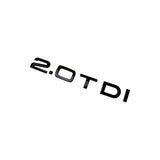Logo de coffre noir motorisation Badge AUDI 1.9 2.0 2.5 3.0 4.0 TDI
