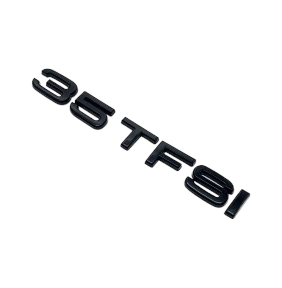 Logo de coffre noir motorisation Badge AUDI 30 35 40 45 50 55 TFSI