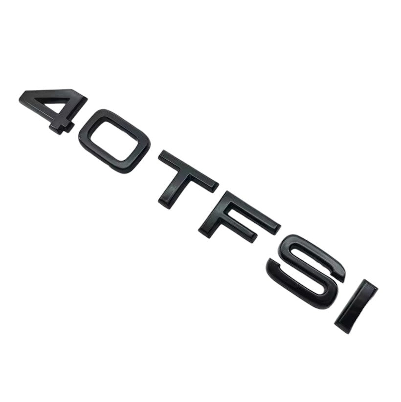 Logo de coffre noir motorisation Badge AUDI 30 35 40 45 50 55 TFSI