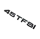 Logo de coffre noir motorisation Badge AUDI 30 35 40 45 50 55 TFSI