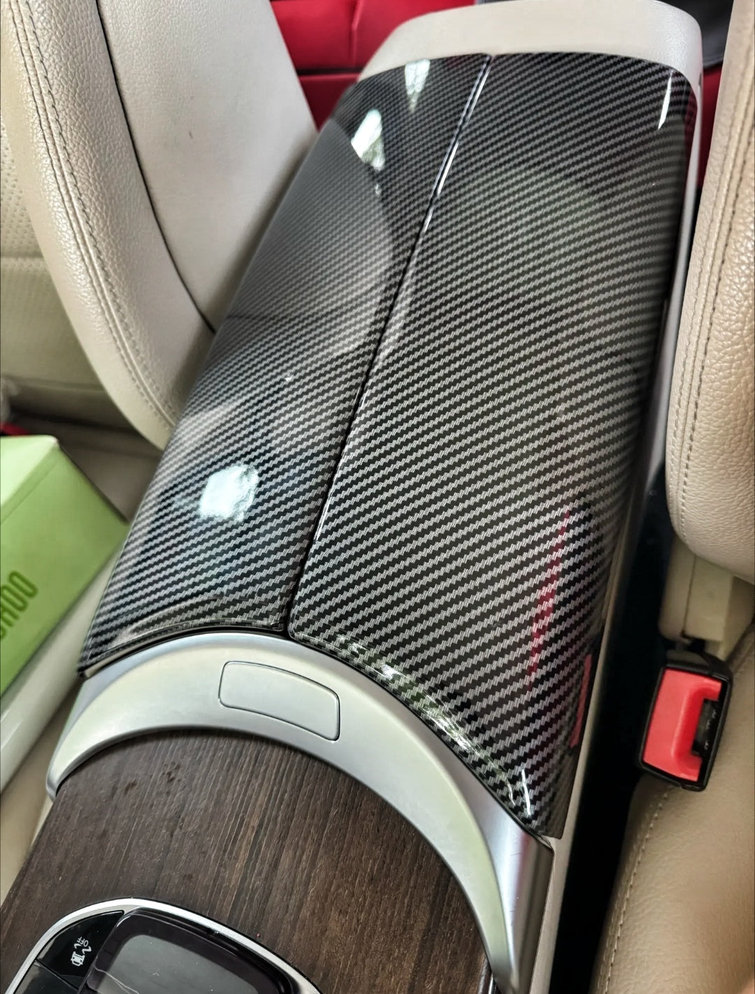 Accoudoir intérieur carbone replica pour Mercedes GLC W253 (2015 - 2020)