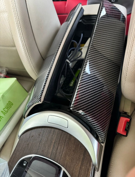 Accoudoir intérieur carbone replica pour Mercedes GLC W253 (2015 - 2020)