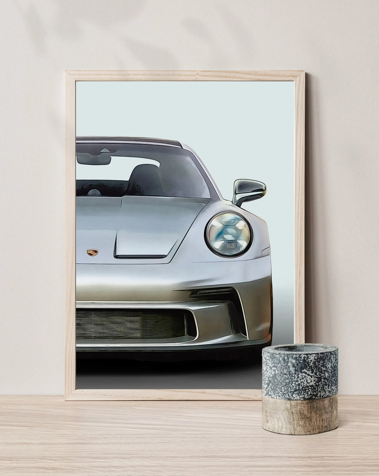 Affiche voiture Porsche 911 GT3 992 Touring Poster en toile Supercar