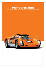 Affiche voiture Porsche 917 908 935 956 Poster en toile Endurance 24h du Mans Classic