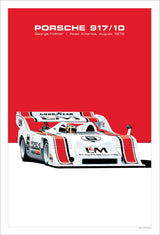 Affiche voiture Porsche 917 908 935 956 Poster en toile Endurance 24h du Mans Classic