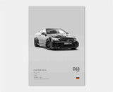 Affiches voitures murales à l'effigie de Mercedes AMG