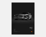 Affiches voitures murales à l'effigie de Mercedes AMG