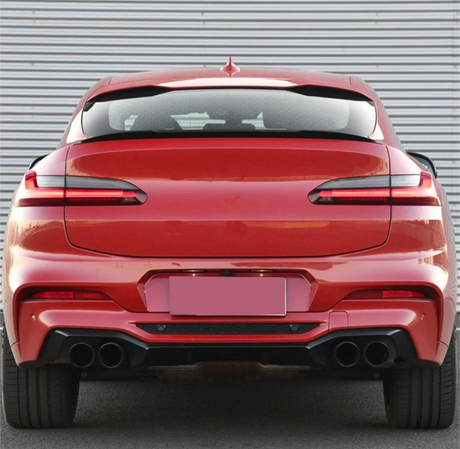 Aileron de coffre Becquet type M Performance Noir Brillant pour BMW X4 G02 (À partir de 2018)