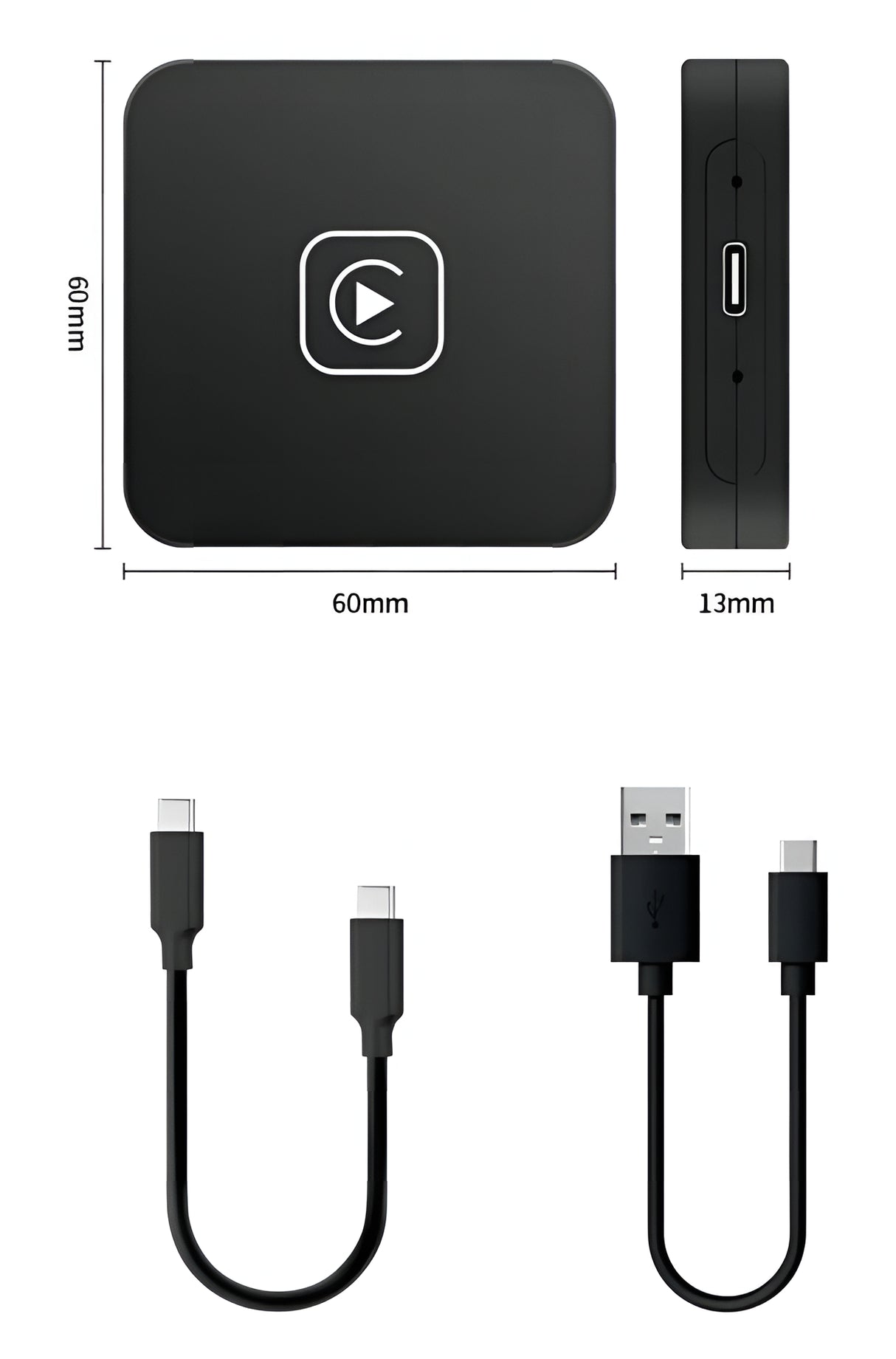 Android Auto Adaptateur sans fil AndroidAuto et Apple Carplay Bluetooth et WiFi pour Audi