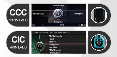 Autoradio connecté Android Auto et Apple CarPlay pour BMW Série 6 E63 E64 CCC CIC (2003 à 2010)
