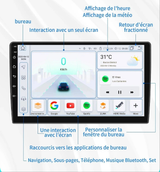 Autoradio connecté Android Auto et Apple CarPlay pour Volkswagen Polo 5 6R (2009 à 2013)