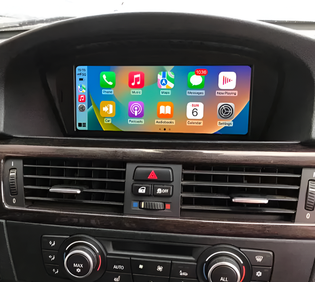 Autoradio connecte Carplay Android Auto BMW Serie E90 E92 CCC CIC