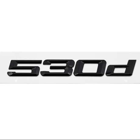 3D Chrome Letters For Car Trunk BMW 520i 520d 530i 535i 535d 530d E60 E39 F10 Emblem Badge Logo Lettering Stickers Accessories