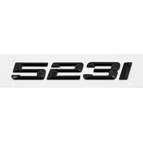 3D Chrome Letters For Car Trunk BMW 520i 520d 530i 535i 535d 530d E60 E39 F10 Emblem Badge Logo Lettering Stickers Accessories