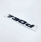 Badges de coffre Lettrage Noir BMW Série 7 730d 740d 750d 740i 750i E65 F01
