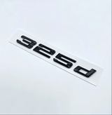 Badges de coffre Lettrage Noirs BMW Série 3 modèles E36 E46 E92 F30 320d 330d 335i