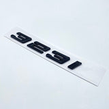 Badges de coffre Lettrage Noirs BMW Série 3 modèles E36 E46 E92 F30 320d 330d 335i