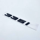 Badges de coffre Lettrage Noirs BMW Série 3 modèles E36 E46 E92 F30 320d 330d 335i
