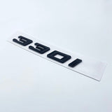 Badges de coffre Lettrage Noirs BMW Série 3 modèles E36 E46 E92 F30 320d 330d 335i