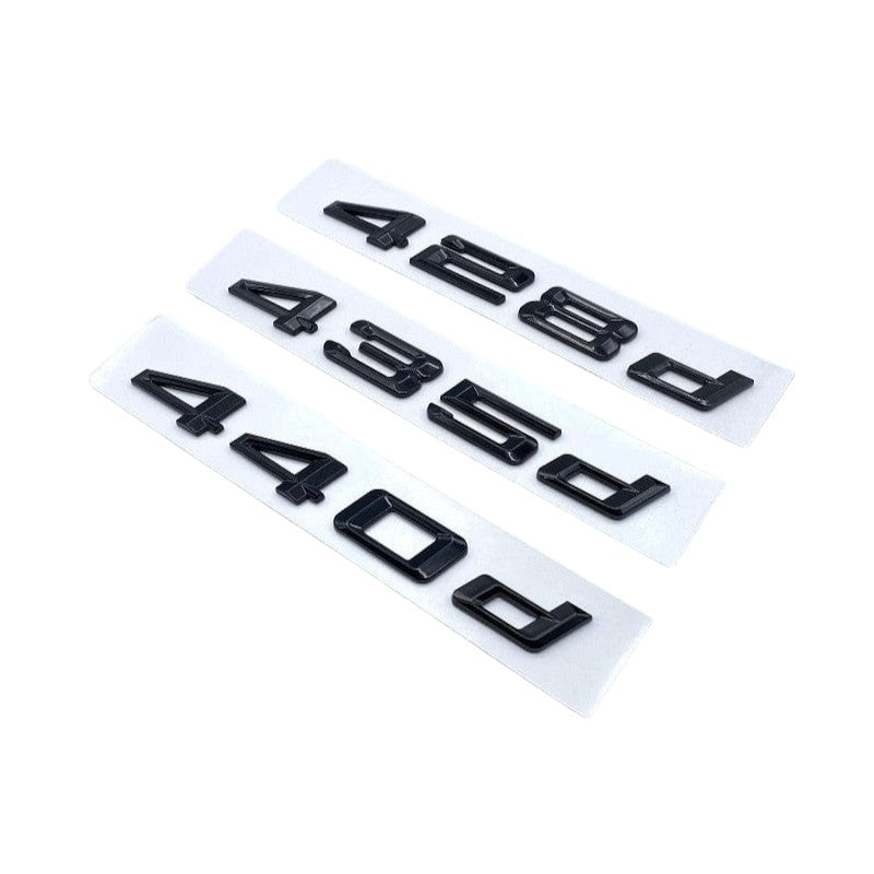 Black trunk logo badge for BMW 4 Series F32 420d 420i 425d 428d 428i 430d 435d 435i 440d 440i