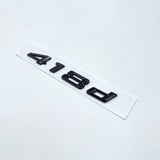 Badges de coffre Lettrage Noirs BMW Série 4 F32 420d 420i 425d 428d 428i 430d 435d 435i 440d 440i