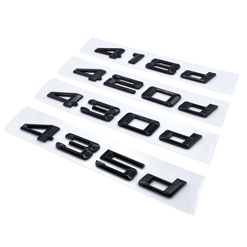 Black trunk logo badge for BMW 4 Series F32 420d 420i 425d 428d 428i 430d 435d 435i 440d 440i
