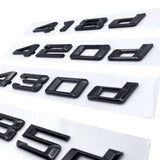 Black trunk logo badge for BMW 4 Series F32 420d 420i 425d 428d 428i 430d 435d 435i 440d 440i