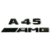 Logos Noirs Badges de coffre Mercedes A45 A35 A45s A35s AMG Classe A W176 W177