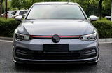 Baguette de calandre ROUGE type GOLF GTI pour VW GOLF 8