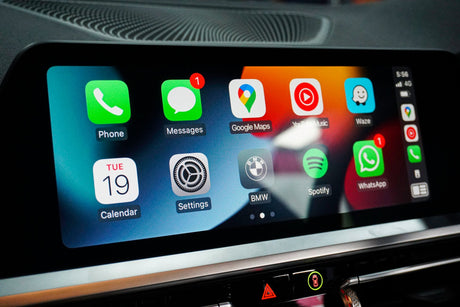 Boîtier Autoradio Android Auto et Apple CarPlay pour BMW X5 F15 NBT (2014 à 2020)