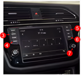 Boîtier Autoradio Android Auto et Apple CarPlay pour Volkswagen Tiguan II (2017 - 2019)