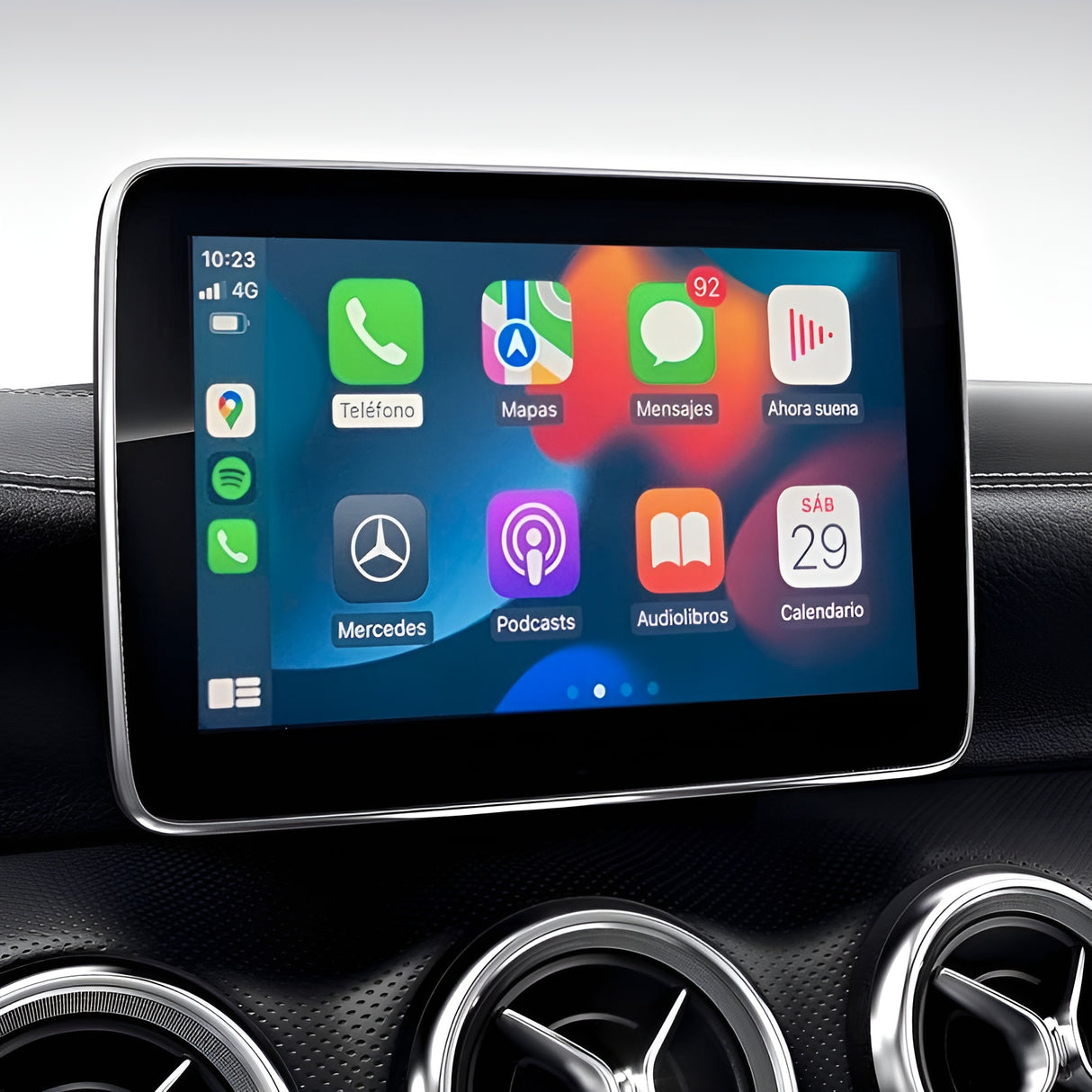 Boîtier Autoradio connecté Android Auto et Apple CarPlay pour Mercedes Vito, Viano et Classe V W447 NTG 5.0 (2015 à 2019)