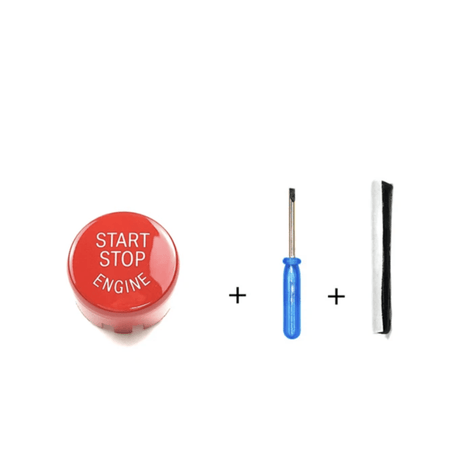 Coques de rétroviseurs type M3 BMW Série 3 E90 et E92 LCI Bouton de Démarrage Performance Rouge Bleu Argent pour BMW Série 1 2 3 4 5 X3 X4 X5 X6 F20 F30 F32 (2010 à 2020)