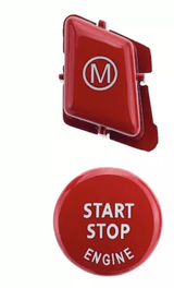 Bouton de Démarrage Start & Stop Performance Rouge pour BMW Série 3 E92 E93 (2007 à 2013)