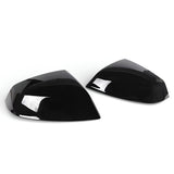 Coques de rétroviseurs noires brillantes pour Audi Q5 II (2018 - 2024)