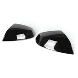 Coques de rétroviseurs noires brillantes pour Audi Q5 II (2018 - 2024)