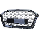 Grille de calandre noire nid d'abeille type RS3 pour Audi A3 8V (2012 - 2020)