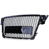 Grille de calandre noire nid d'abeille type RS4 pour Audi A4 B8 (2007 - 2015)