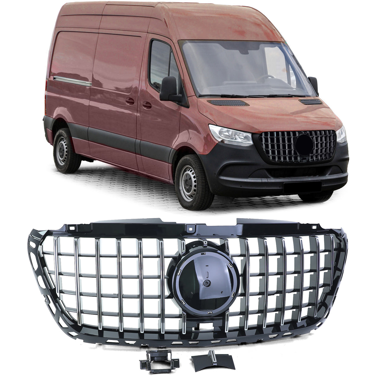 Calandre Panamericana AMG GTR pour Mercedes SPRINTER W906 (2013 à 2025)
