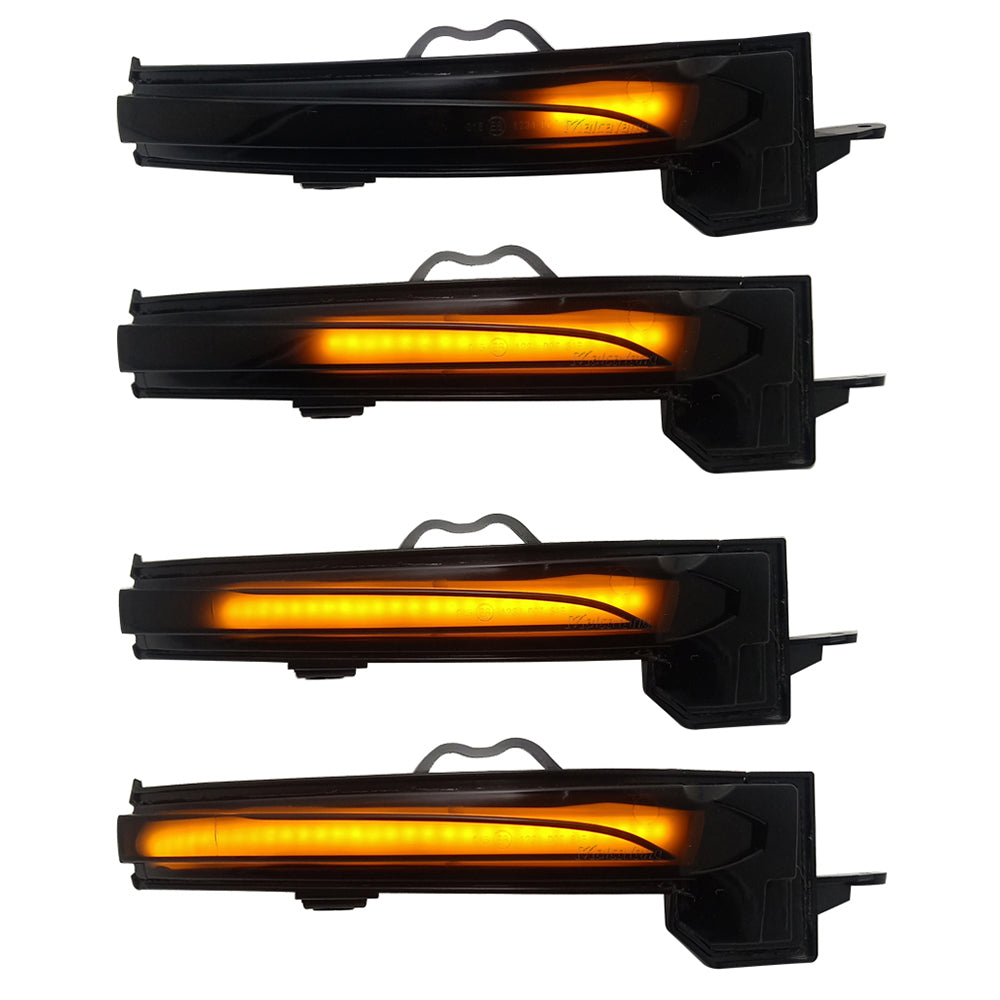 Dynamic LED Scrolling Wing Mirror Turn Signals for Mercedes CLA C118 - 2019 to 2025