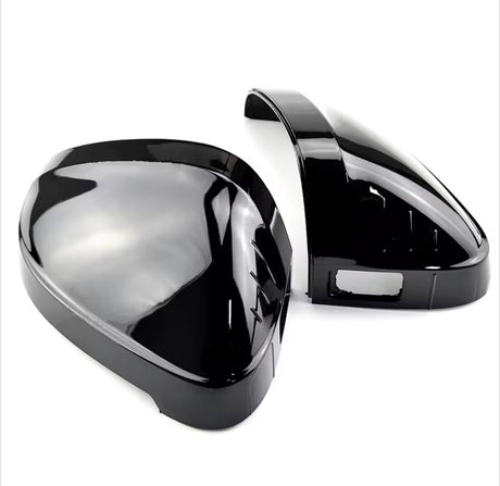 Coques de rétroviseurs Noires Brillantes pour Audi A4 B9 (2017 - 2022)