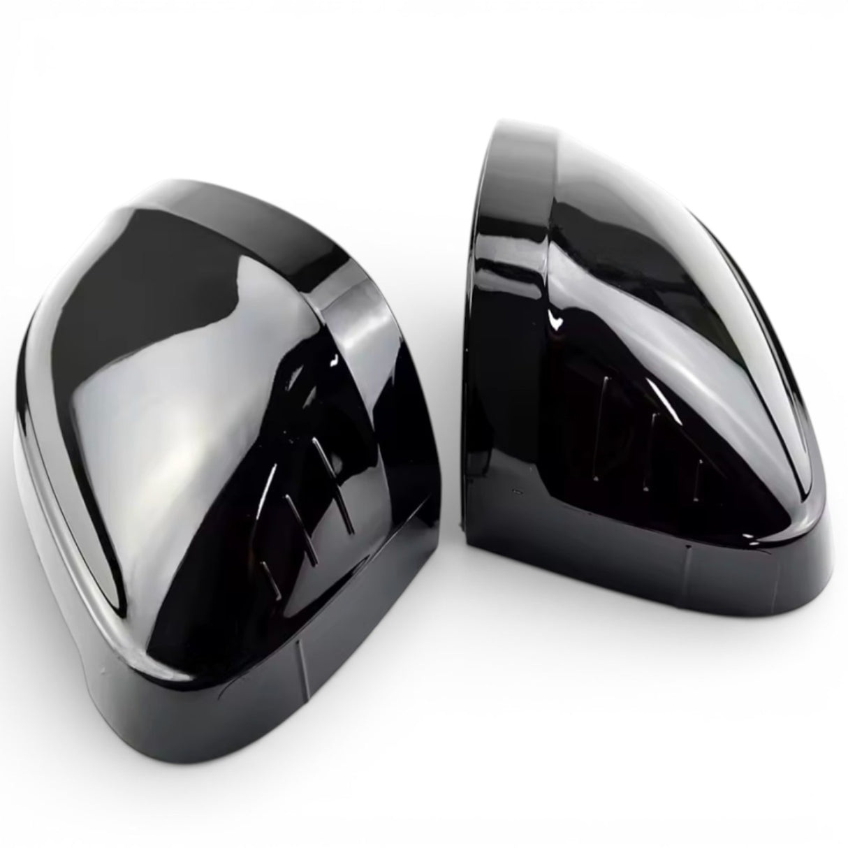 Coques de rétroviseurs Noires Brillantes pour Audi A4 S4 RS4 B9 (2017 - 2024)