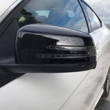 Coques de Rétroviseurs Performance Noires Brillantes Mercedes Classe E W212 (2010 - 2015)