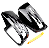 Coques de Rétroviseurs Performance Noires Brillantes Mercedes Classe C W204 (2007 - 2016)