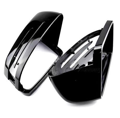 Coques de rétroviseurs noires brillantes Mercedes Classe S W221 (2007 - 2013)