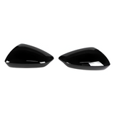 Coques de rétroviseurs noires brillantes pour AUDI A3 8Y (2020 - 2025)