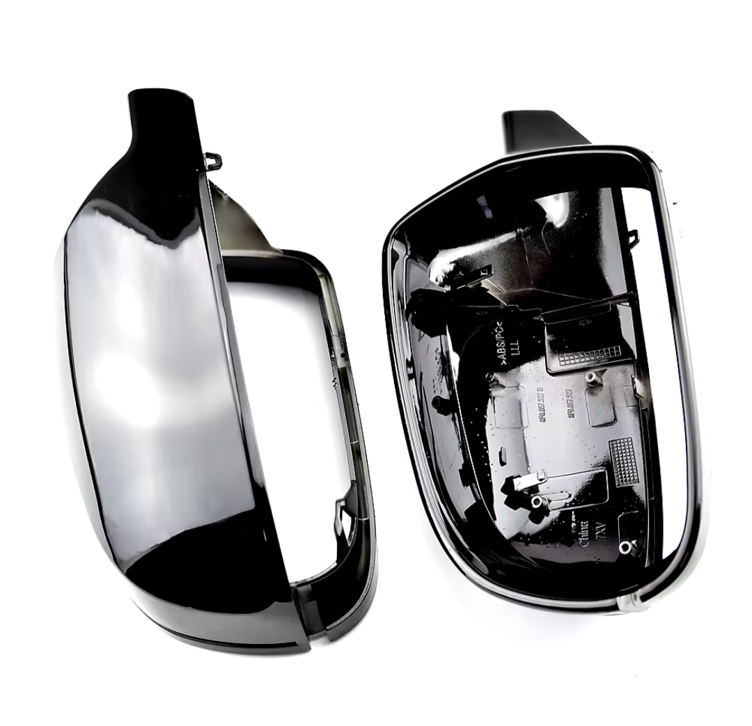Coques de rétroviseurs noires brillantes pour AUDI A5 B8 (2007 - 2016)