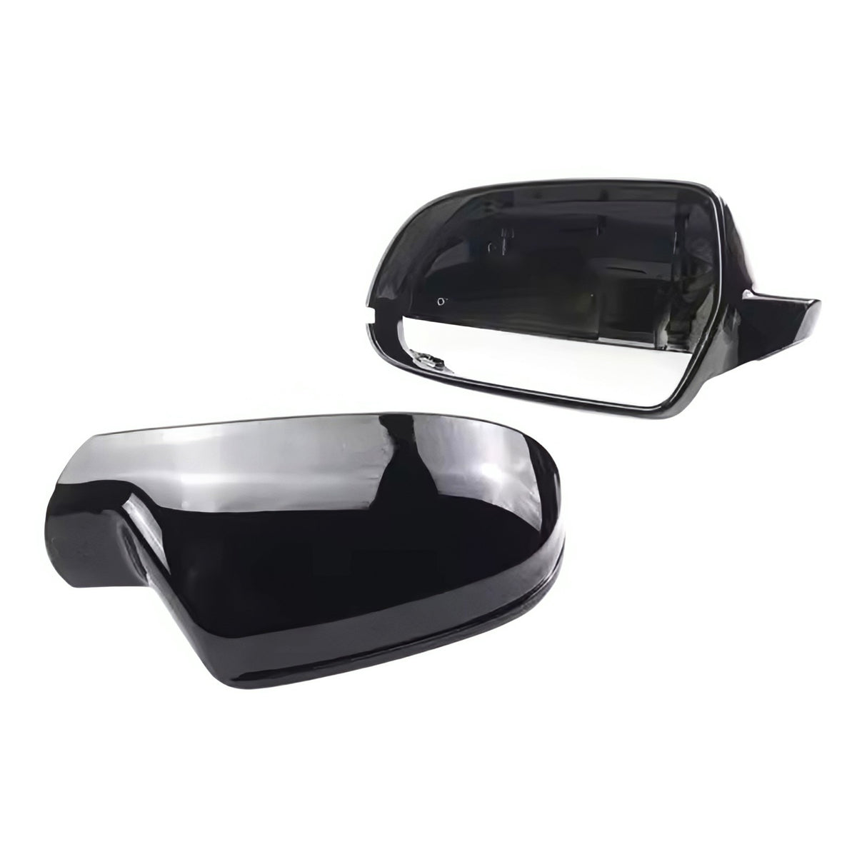 Coques de rétroviseurs noires brillantes pour AUDI A5 B8 (2007 - 2016)