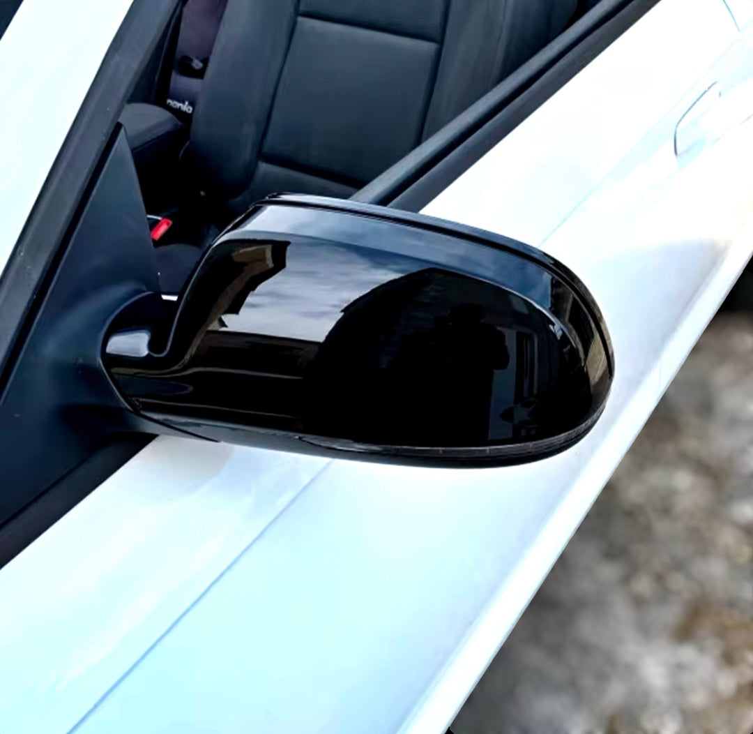 Coques de rétroviseurs noires brillantes pour AUDI A5 B8 (2007 - 2016)